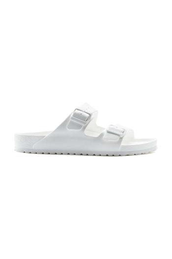 Šľapky Birkenstock Arizona Eva dámske, biela farba, 129443