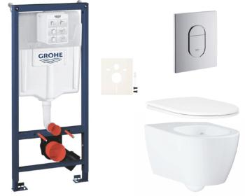 Závesný wc set do ľahkých stien / predstenová montáž GROHE Essence SIKOGRSESA