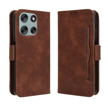 SLOT Peňaženkový obal pre Motorola Moto G56 5G hnedý