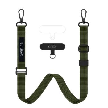 Tech-Protect Rope Crossbody šnúrka na mobil, khaki