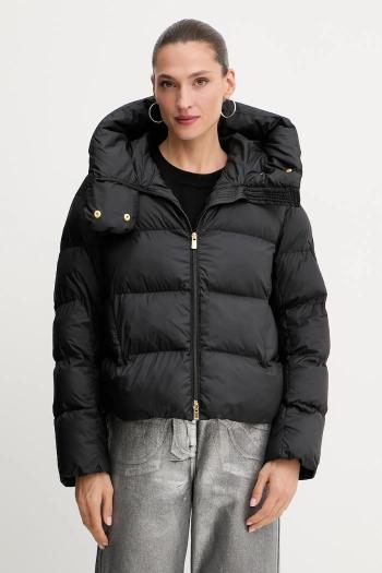 Bunda Pinko čierna farba, zimná, oversize, 101602 A2P6