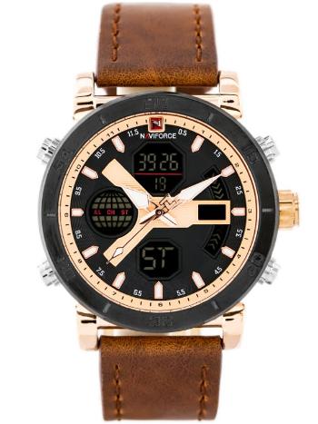 Pánske hodinky NAVIFORCE - NF9132 (zn073d) - brown/rose