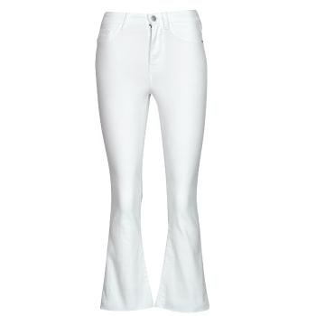 Noisy May  NMSALLIE HW KICK FLARED JEANS VI163BW S*  Rifle flare / široké Biela