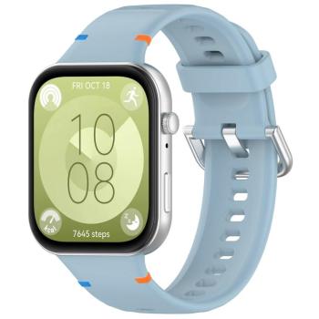 WAVY Silikónový remienok pre Huawei Watch Fit 4 / Fit 4 Pro svetlomodrý