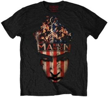 Marilyn Manson Tričko Crown Unisex Black XL
