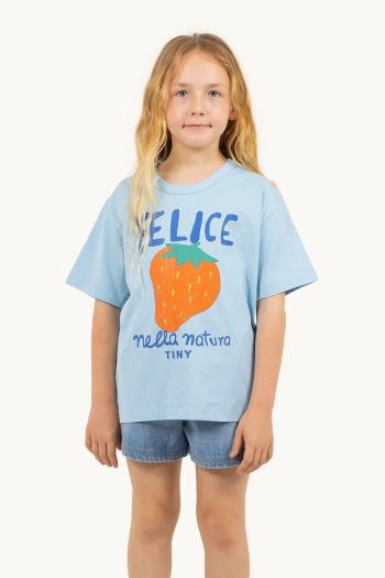 Detské bavlnené tričko Tinycottons NELLA NATURA GRAPHIC TEE s potlačou, SS25-077