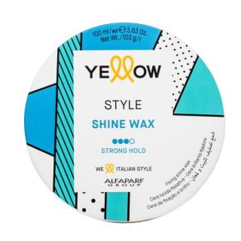 Alfaparf Milano Yellow Style Shine Wax vosk na vlasy pre silnú fixáciu 100 ml
