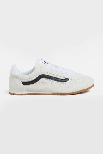 Semišové tenisky Vans Super Lowpro biela farba, VN000D83CCZ1