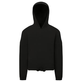 TriDri® Detská oversize mikina z recyklovaného materiálu - Čierna | 7-8 rokov