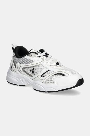 Tenisky Calvin Klein Jeans RETRO TENNIS MESH ML biela farba, YW0YW01807