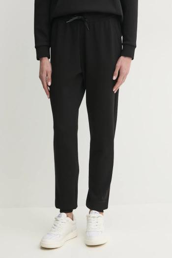 Tepláky Armani Exchange dámske, čierna farba, s nášivkou, XW000828 AF13397