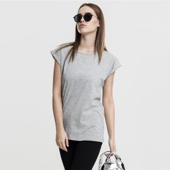 Dámské tričko Urban Classics Ladies Extended Shoulder Tee grey - XL