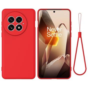 RUBBER Ochranný kryt pre OnePlus 13 5G červený