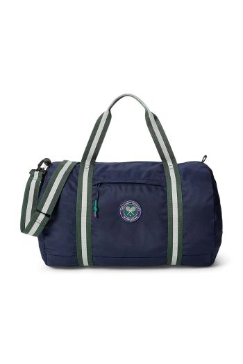 Taška Polo Ralph Lauren Wimbledon Collection tmavomodrá farba, 405970394