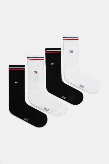 Ponožky Tommy Jeans biela farba, 701229685