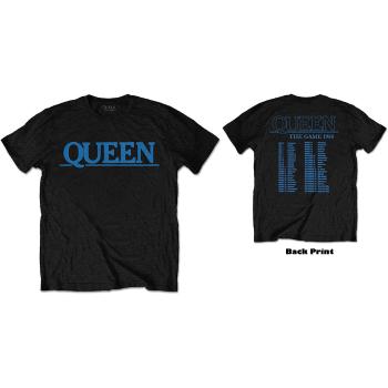 Queen tričko The Game Tour Čierna 5XL