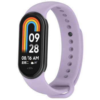 SILICONE Vymeniteľný remienok pre Xiaomi Smart Band 9 fialový