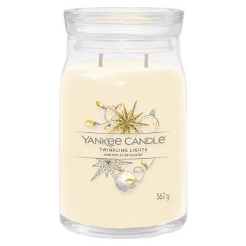 YANKEE CANDLE Signature Vonná sviečka 2 knôty Twinkling Lights 567 g