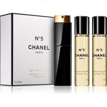 Chanel No. 5 - EDT 20 ml (flacon cu reumplere) + rezervă 2 x 20 ml