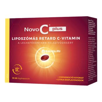 Novo C Plus Liposzómális C-vitamin lágykapszula csipkebogyó kivonattal 30 db