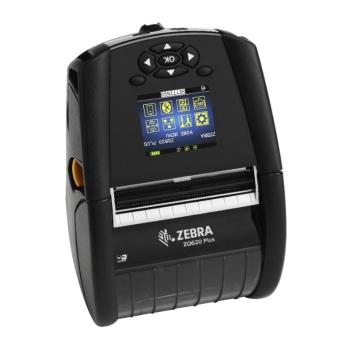 Zebra ZQ620 Plus, BT, Wi-Fi, 8 dots/mm (203 dpi), linerless, LTS, disp., EPL, ZPL, ZPLII, CPCL