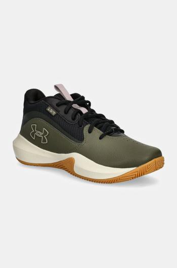Basketbalové topánky Under Armour Lockdown 7 zelená farba, 3028512