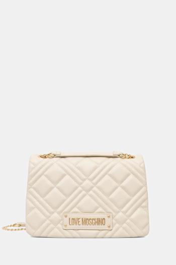Kabelka Love Moschino béžová farba, JC4153PP0MLA0110
