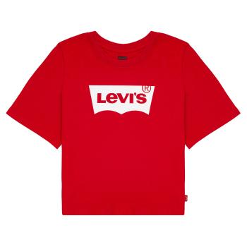 Levis  LIGHT BRIGHT CROPPED TEE  Tričká s krátkym rukávom Červená