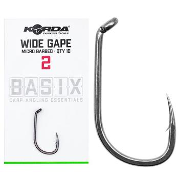 Korda háčiky basix wide gape 10 ks - veľkosť 2