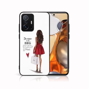 MY ART Ochranný kryt pre Xiaomi 11T / 11T Pro RED DRESS (137)