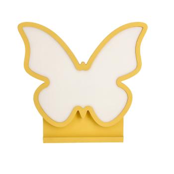 Detská LED stolová lampa BUTTERFLY IQ KIDS zlatá