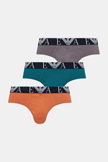 Slipy Emporio Armani Underwear 3-pak čierna farba, EM000258 AF10778