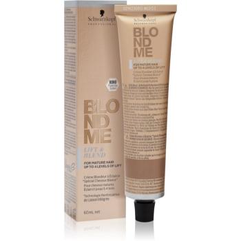 Schwarzkopf Professional Blondme Lift & Blend zosvetľujúcí krém pre blond vlasy odtieň Sand 60 ml