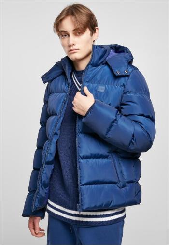 Urban Classics Hooded Puffer Jacket spaceblue - XL