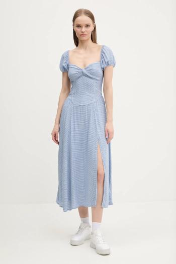 Šaty Hollister Co. midi, áčkový strih, KI359-5025