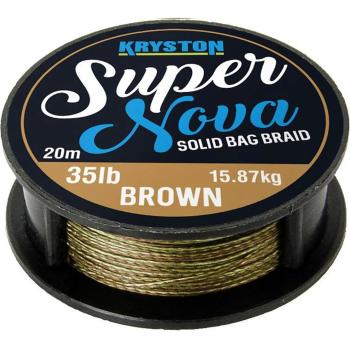 Kryston náväzcová šnúrka super nova solid braid piesková 20 m-nosnosť 15 lb