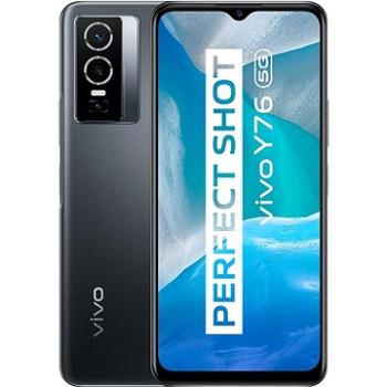 Vivo Y76 5G 8+128GB čierny (5659847) + ZDARMA Futbalová lopta Vivo SIM karta Radosť – Prvú Nekonečnú Radosť si vyskúšaj na týždeň zadarmo!