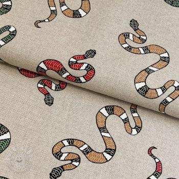 Dekoračná látka Linenlook Kingsnake