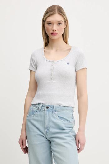 Tričko Abercrombie & Fitch dámske, šedá farba, KI139-5271