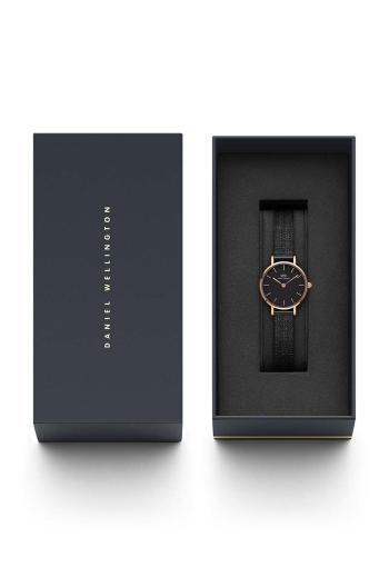 Hodinky Daniel Wellington Petite 24 Pressed Ashfield dámske, ružová farba