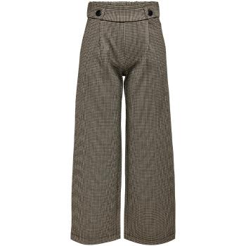 Jacqueline De Yong  JDYGEGGO MIA LONG CHECK PANT JRS 15242797  Padavé nohavice Béžová