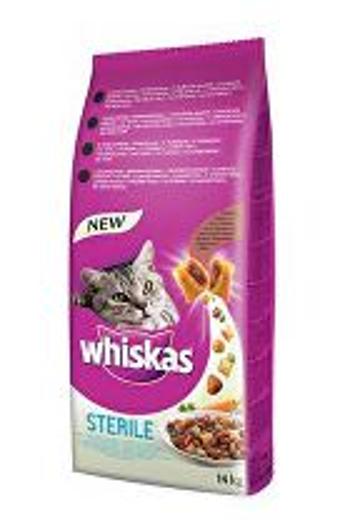 Whiskas Dry s kuracím mäsom - STERILNÝ 14kg