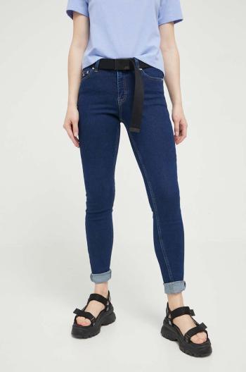 Rifle Tommy Jeans Nora dámske,tmavomodrá farba,DW0DW16008