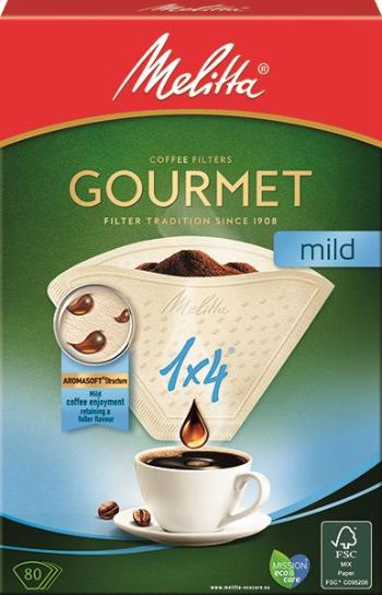 Kávéfilter Melitta filter 1x4/80 Gourmet MILD