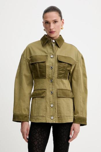 Bunda Pinko zelená farba, prechodná, 104895 A2GC