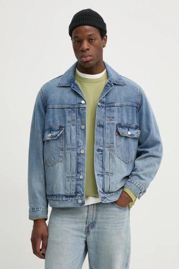 Bavlnená rifľová bunda Levi's TYPE 2 TRUCKER prechodná, A7632