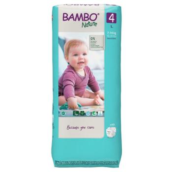 BAMBO Nature 4 Detské plienky 7-14 kg 48 ks