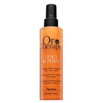 Fanola Oro Therapy 24k Gold Bi-Phase Conditioner bezoplachový kondicionér pre hebkosť a lesk vlasov 200 ml