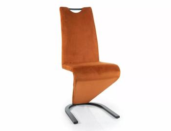 Signal Jedálenská stolička H-090 VELVET | škoricová