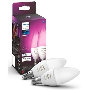 Philips Hue White and Color Ambiance 6 W E14 súprava 2 ks (929002294205)